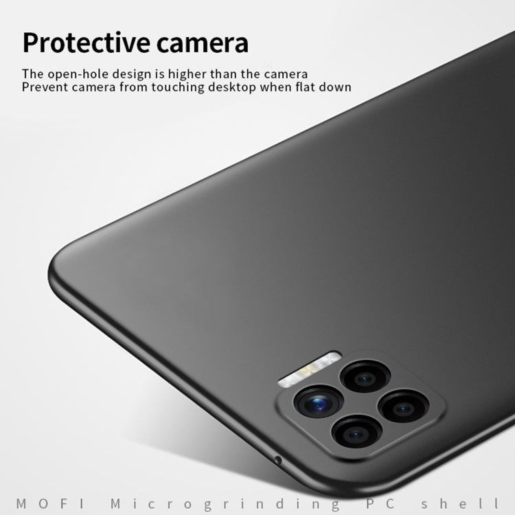 For OPPO F17 / A73 MOFI Frosted PC Ultra-thin Hard Case(Black) - OPPO Cases by MOFI | Online Shopping UK | buy2fix