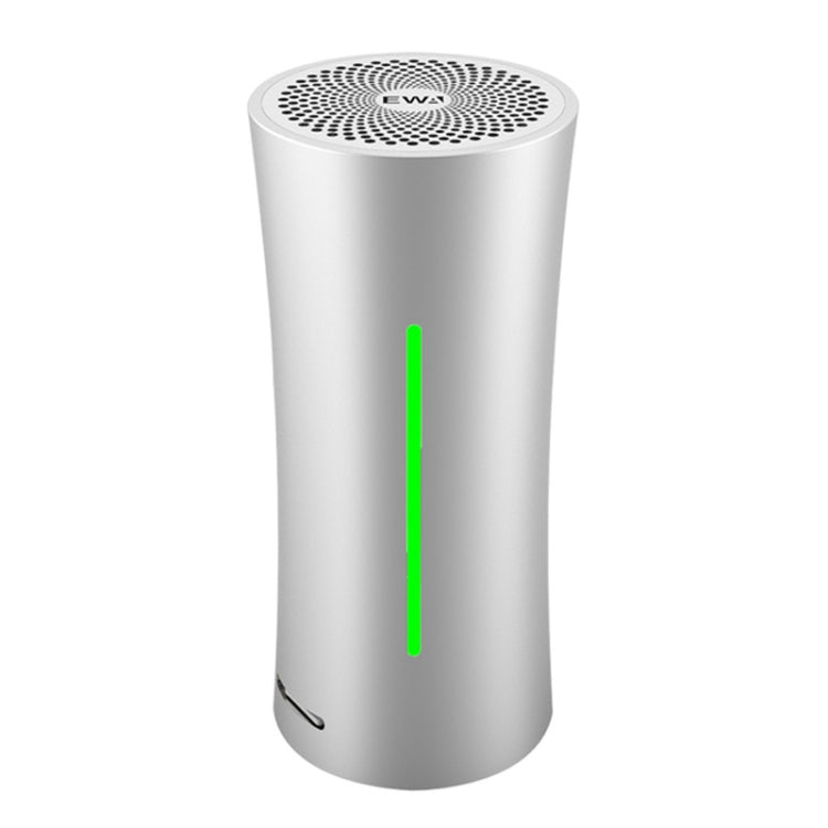 EWA A115 Portable Metal Bluetooth Speaker 105H Power Hifi Stereo Outdoor Subwoofer(Silver) - Desktop Speaker by EWA | Online Shopping UK | buy2fix