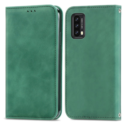 For Blackview A90 Retro Skin Feel Business Magnetic Horizontal Flip Leather Case with Holder & Card Slots & Wallet & Photo Frame(Green) - More Brand by buy2fix | Online Shopping UK | buy2fix