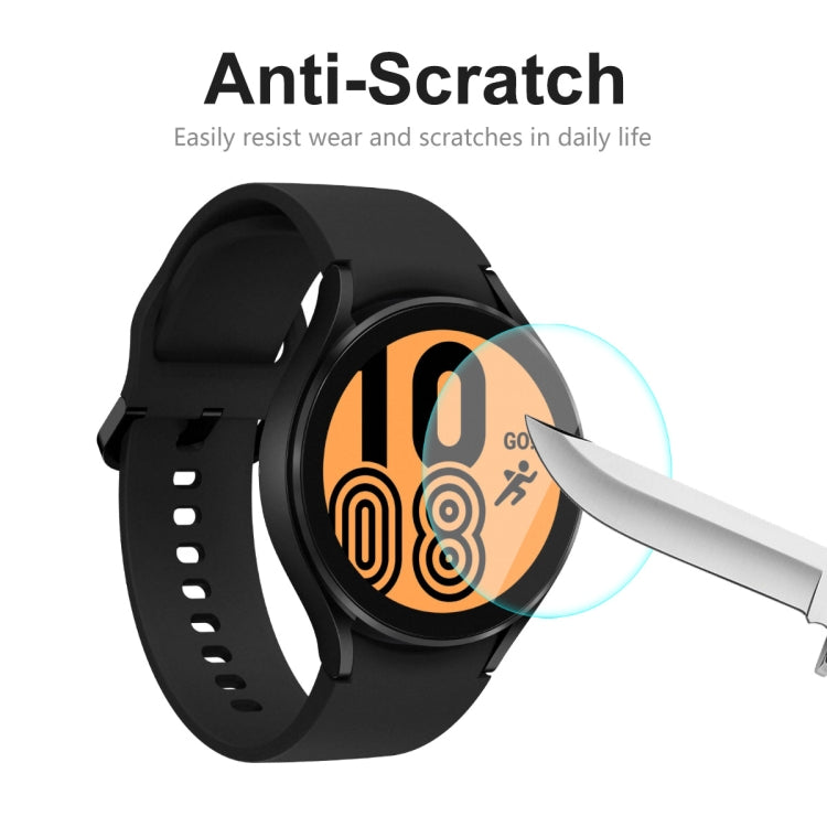 2 PCS For Samsung Galaxy Watch4 44mm ENKAY Hat-Prince Crystal Screen Protector Anti-scratch Watch Film - Screen Protector by ENKAY | Online Shopping UK | buy2fix