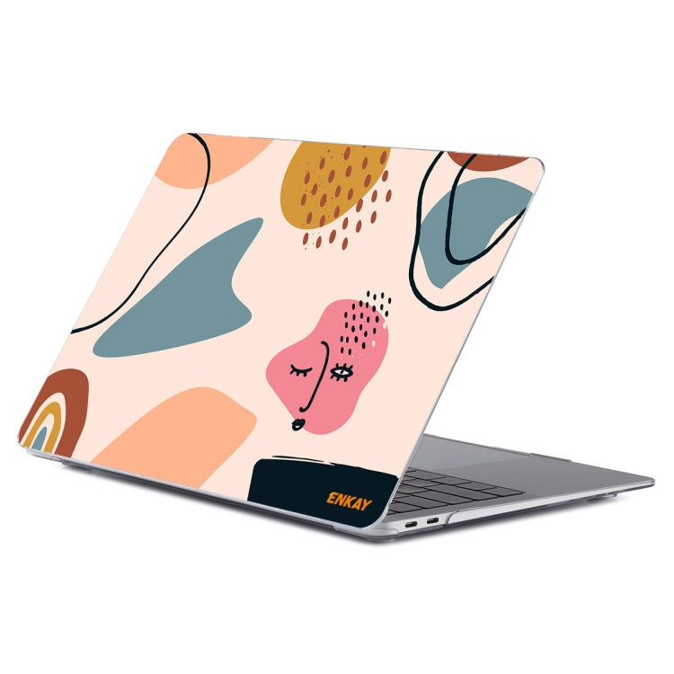 ENKAY Hat-Prince Geometry Pattern Laotop Protective Crystal Case for MacBook Pro 13.3 inch A2251 / A2289 / A2338 2020(Geometry No.7) - MacBook Pro Cases by ENKAY | Online Shopping UK | buy2fix