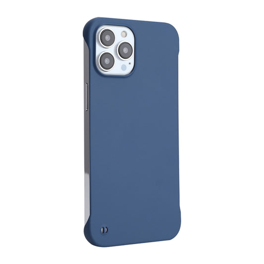 For iPhone 12 Pro Max ENKAY Matte Frameless Hard PC Case(Dark Blue) - iPhone 12 Pro Max Cases by ENKAY | Online Shopping UK | buy2fix