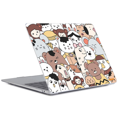 ENKAY Animal Series Pattern Laotop Protective Crystal Case For MacBook Pro 13.3 inch A2251 / A2289 / A2338 2020(Animals No.1) - MacBook Pro Cases by ENKAY | Online Shopping UK | buy2fix