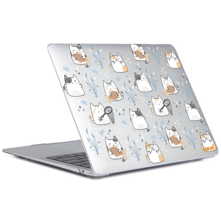 ENKAY Animal Series Pattern Laotop Protective Crystal Case For MacBook Pro 14.2 inch A2442 2021/A2779 2023(Cute Cat) - MacBook Pro Cases by ENKAY | Online Shopping UK | buy2fix