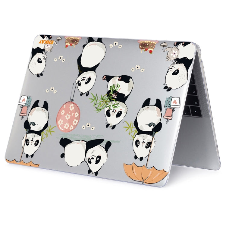 ENKAY Animal Series Pattern Laotop Protective Crystal Case For MacBook Pro 14.2 inch A2442 2021/A2779 2023(Panda) - MacBook Pro Cases by ENKAY | Online Shopping UK | buy2fix