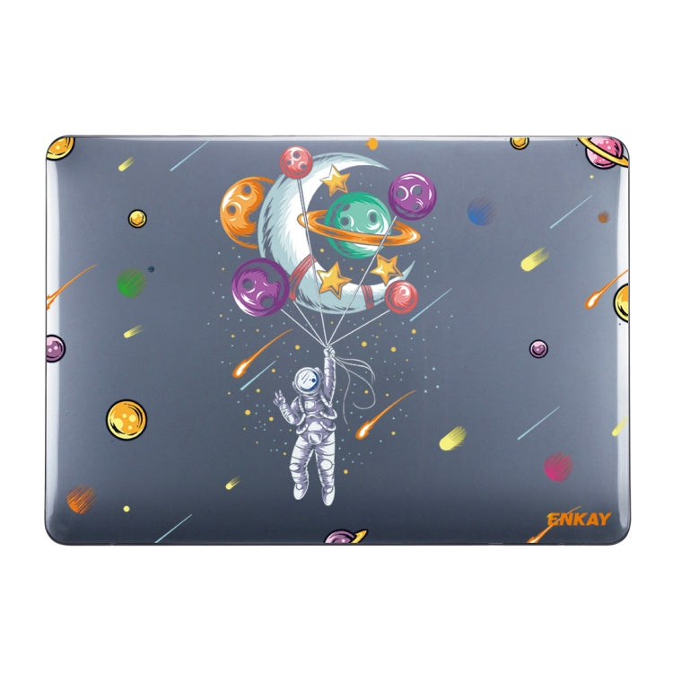 ENKAY Star Series Pattern Laotop Protective Crystal Case For MacBook Pro 16 inch A2141(Balloon Astronaut) - MacBook Pro Cases by ENKAY | Online Shopping UK | buy2fix