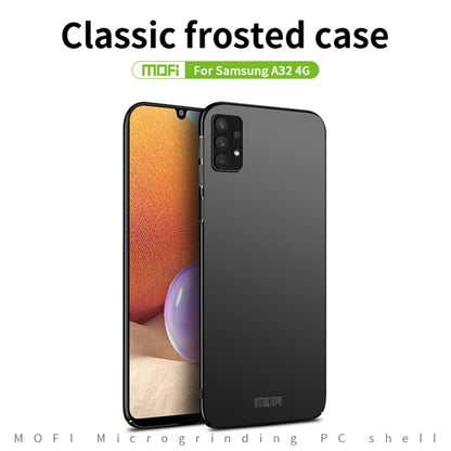 For Samsung Galaxy A32 4G MOFI Frosted PC Ultra-thin Hard Case(Gold) - Galaxy Phone Cases by MOFI | Online Shopping UK | buy2fix