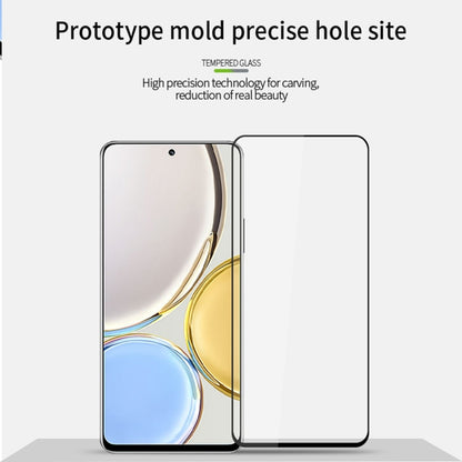 For Honor X9 PINWUYO 9H 2.5D Full Screen Tempered Glass Film(Black) - Honor Tempered Glass by PINWUYO | Online Shopping UK | buy2fix