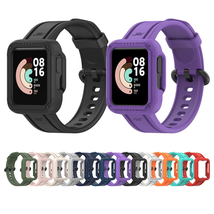 For Xiaomi Mi Watch 2 Lite Silicone Solid Color Watch Band(Pink) - Watch Bands by buy2fix | Online Shopping UK | buy2fix