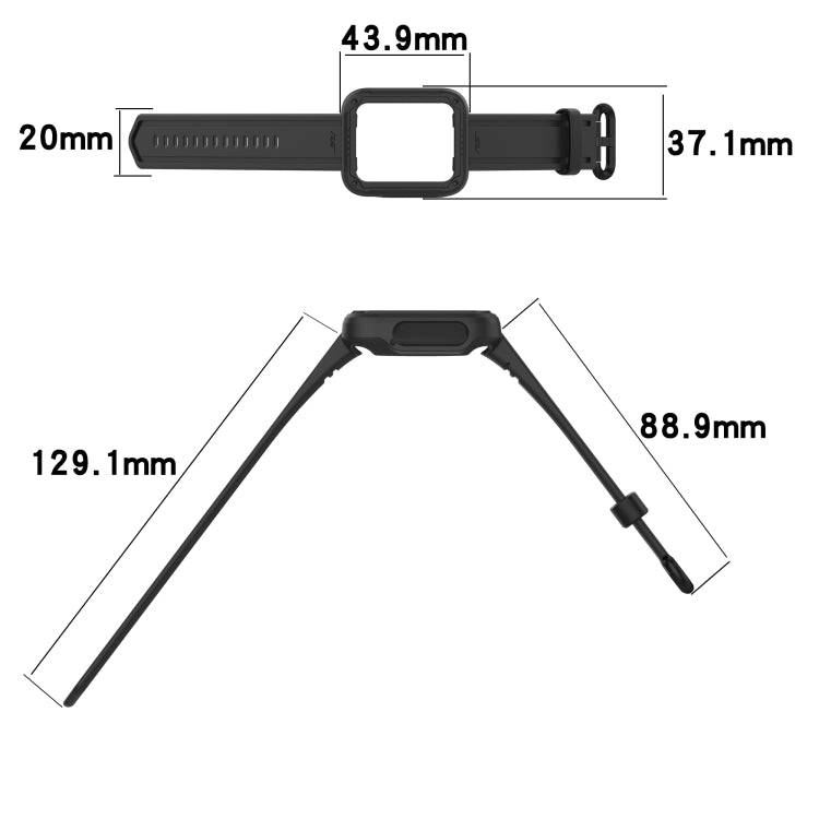 For Xiaomi Mi Watch 2 Lite Silicone Solid Color Watch Band(Ivory) - Watch Bands by buy2fix | Online Shopping UK | buy2fix