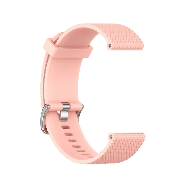 For POLAR Ignite Fashion Textured Silicone Replacement Watch Band(Pink) -  by buy2fix | Online Shopping UK | buy2fix