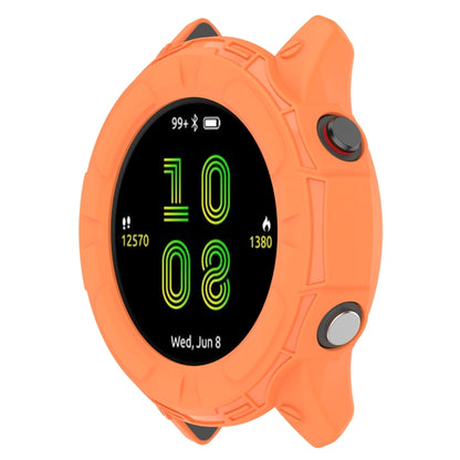 For Garmin Forerunner 955 Shockproof TPU Protective Watch Case(Orange) - Watch Cases by buy2fix | Online Shopping UK | buy2fix