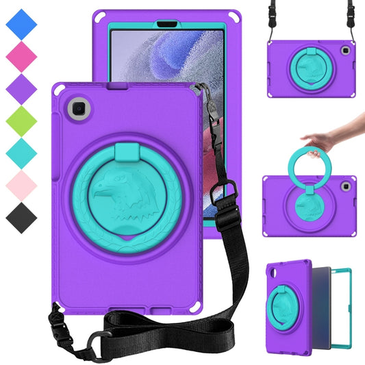 For Samsung Galaxy Tab A7 Lite T220/T225 2020 EVA Hybrid PC Shockproof Tablet Case with Frame(Purple) - Tab A7 Lite T220 / T225 by buy2fix | Online Shopping UK | buy2fix