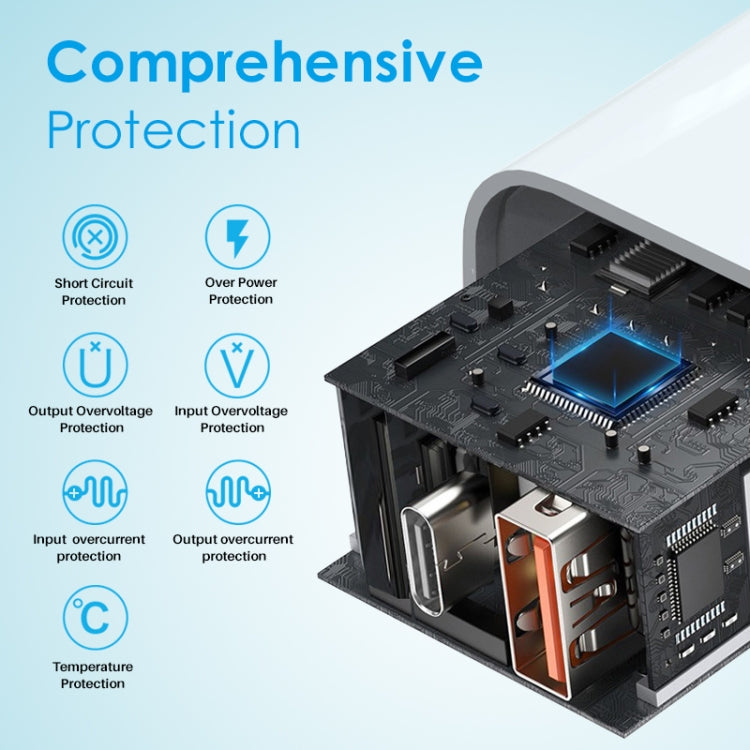 NORTHJO NOPD2001 PD 20W USB-C / Type-C Single Port Fast Charger, Plug Type:UK Plug(White) - USB Charger by NORTHJO | Online Shopping UK | buy2fix