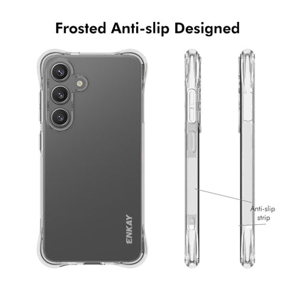 For Samsung Galaxy S25 5G ENKAY Clear TPU Shockproof Anti-slip Phone Case - Galaxy S25 5G Cases by ENKAY | Online Shopping UK | buy2fix