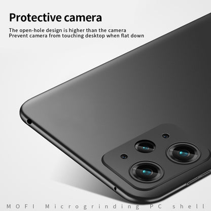 For?Redmi Note 12S MOFI Micro-Frosted PC Ultra-thin Hard Phone Case(Black) - Xiaomi Cases by MOFI | Online Shopping UK | buy2fix