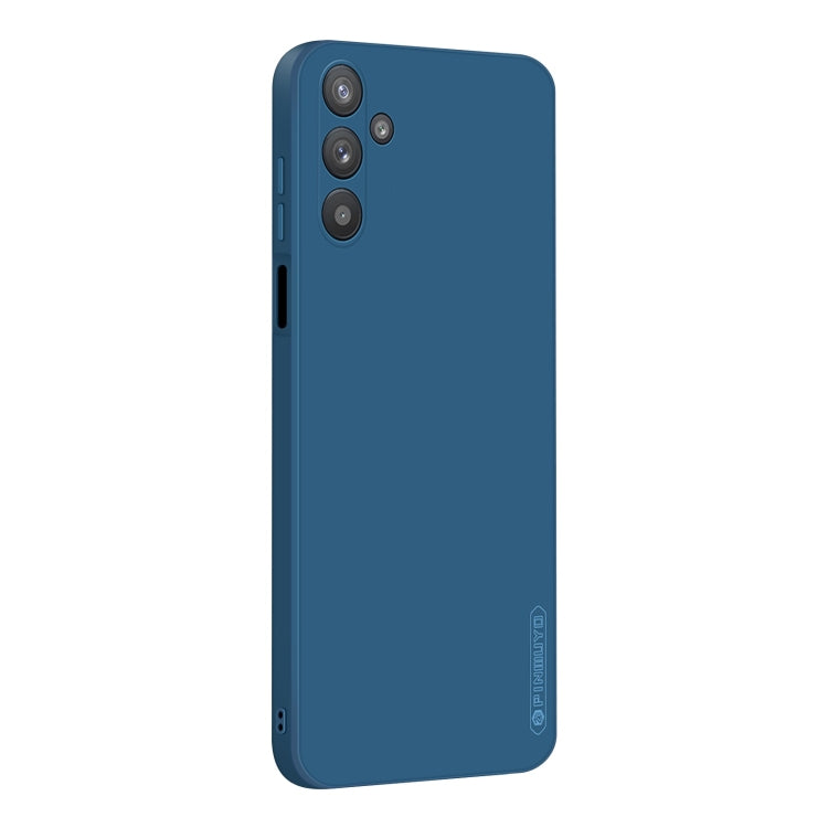 For Samsung Galaxy F15 / M15 PINWUYO Sense Series Liquid Silicone TPU Phone Case(Blue) - Galaxy Phone Cases by PINWUYO | Online Shopping UK | buy2fix