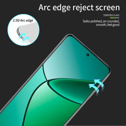 For Realme 12+ PINWUYO 9H 2.5D Full Screen Tempered Glass Film(Black) - Realme Tempered Glass by PINWUYO | Online Shopping UK | buy2fix