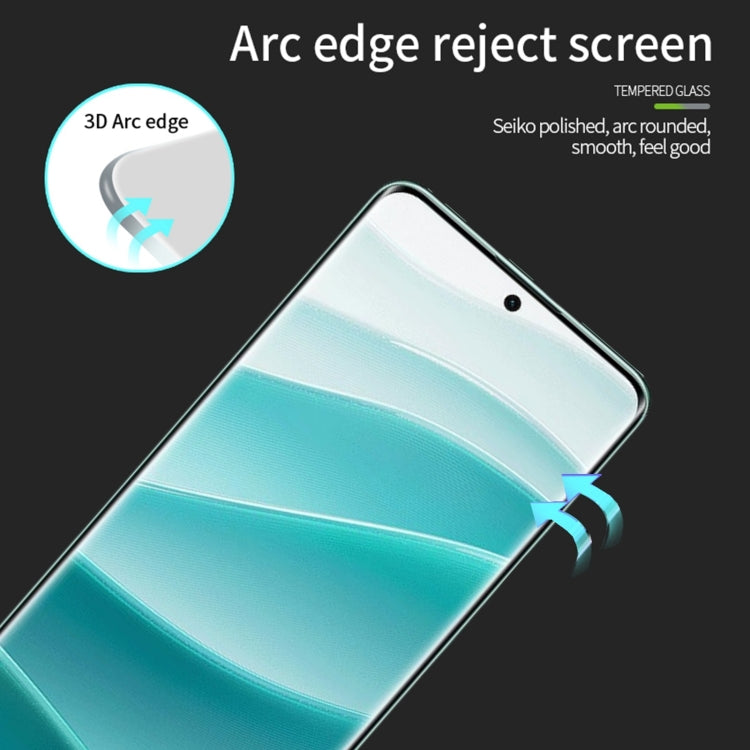 For Redmi Note 14 Pro 5G / 14 Pro+ 5G MOFI 9H 3D Hot Bending Tempered Glass Film(Black) - Note 14 Pro+ Tempered Glass by MOFI | Online Shopping UK | buy2fix