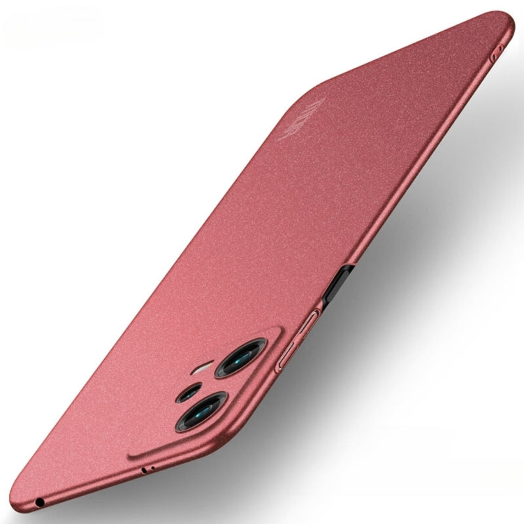 For Xiaomi Redmi Note 12 Global MOFI Fandun Series Frosted PC Ultra-thin All-inclusive Phone Case(Red) - Xiaomi Cases by MOFI | Online Shopping UK | buy2fix