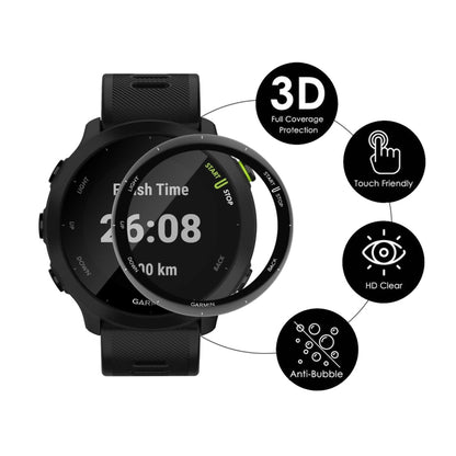 For Garmin Forerunner 158 5pcs ENKAY 3D Full Coverage Soft PC Edge + PMMA HD Screen Protector Film - Screen Protector by ENKAY | Online Shopping UK | buy2fix