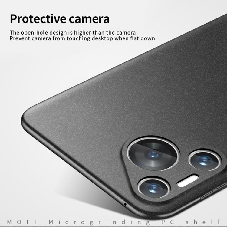 For Huawei Pura 70 Pro MOFI Fandun Series Frosted PC Ultra-thin All-inclusive Phone Case(Gray) - Huawei Cases by MOFI | Online Shopping UK | buy2fix