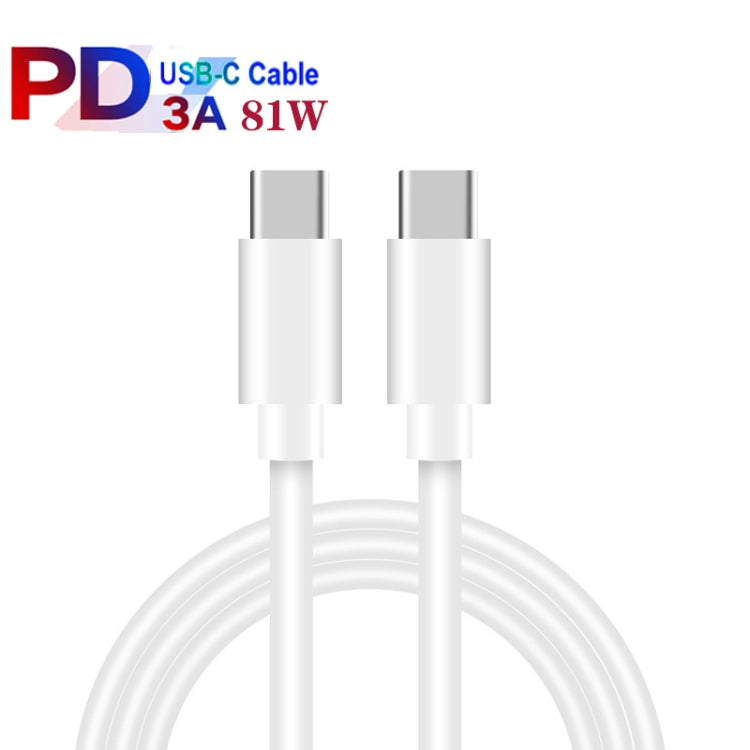 PD30W USB-C / Type-C + QC3.0 USB Dual Port Charger with 1m Type-C to Type-C Data Cable, EU Plug - USB Charger by buy2fix | Online Shopping UK | buy2fix