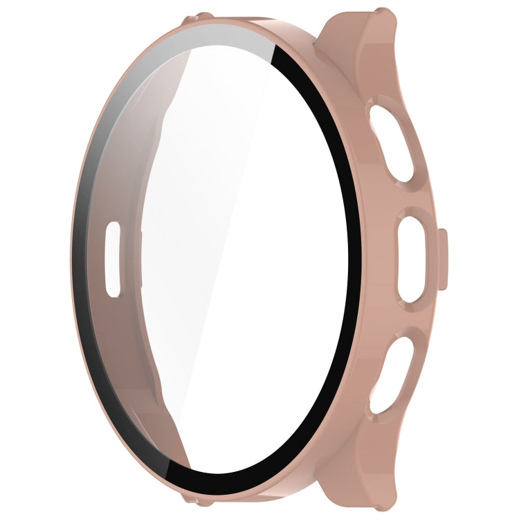 For Garmin Venu 3S PC + Tempered Film Integrated Watch Protective Case(Pink) - Watch Cases by buy2fix | Online Shopping UK | buy2fix