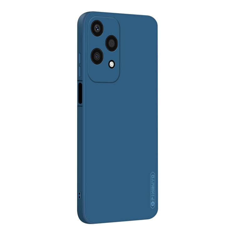 For Honor 200 Lite Global PINWUYO Sense Series Liquid Silicone TPU Phone Case(Blue) - Honor Cases by PINWUYO | Online Shopping UK | buy2fix