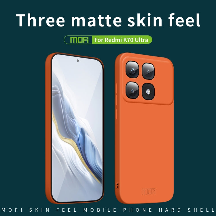 For Xiaomi Redmi K70 Ultra MOFI Qin Series Skin Feel All-inclusive PC Phone Case(Gray) - Xiaomi Cases by MOFI | Online Shopping UK | buy2fix