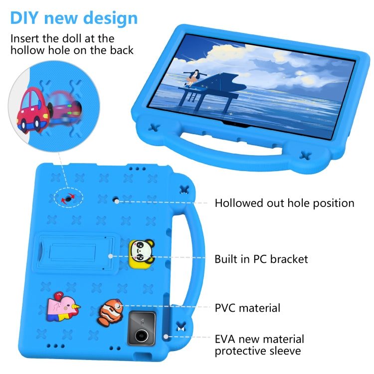 For Huawei MatePad SE 11 2024 Handle Kickstand Children EVA Shockproof Tablet Case(Sky Blue) - Huawei by buy2fix | Online Shopping UK | buy2fix