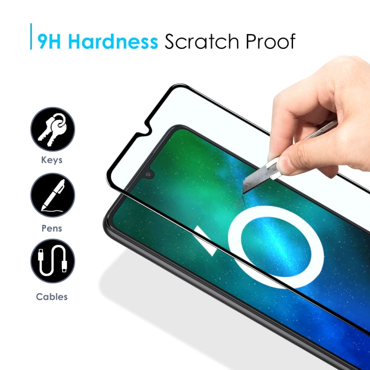 For Samsung Galaxy A55 5G NORTHJO A++ Screen Protector Full Glue Silk Printing Tempered Glass Film(Black) - Galaxy Tempered Glass by NORTHJO | Online Shopping UK | buy2fix