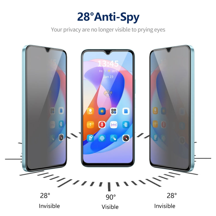 For Samsung Galaxy A24 5G ENKAY Hat-Prince 360 Degree Anti-peeping Privacy Full Screen Tempered Glass Film - Galaxy Tempered Glass by ENKAY | Online Shopping UK | buy2fix