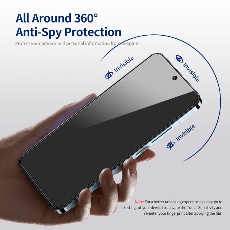 For iPhone 14 5pcs ENKAY Hat-Prince 360 Degree Anti-peeping Privacy Full Screen Tempered Glass Film - iPhone 14 Tempered Glass by ENKAY | Online Shopping UK | buy2fix