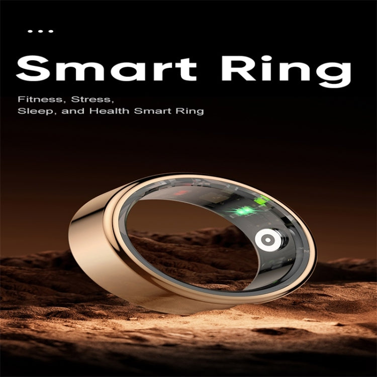 R02 SIZE 8 Smart Ring, Support Heart Rate / Blood Oxygen / Sleep Monitoring / Multiple Sports Modes(Black) - Smart Rings / Smart Telephones by buy2fix | Online Shopping UK | buy2fix