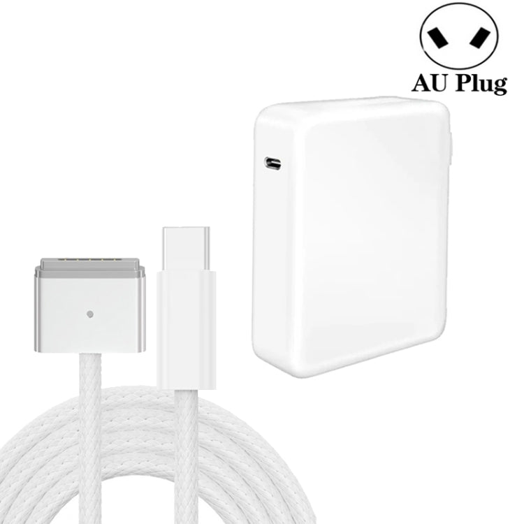 AU Plug 140W USB-C PD Power Adapter with Type-C to Magsafe3 Magnetic Charging Cable, Length: 2 m - Cable & Adapter by buy2fix | Online Shopping UK | buy2fix