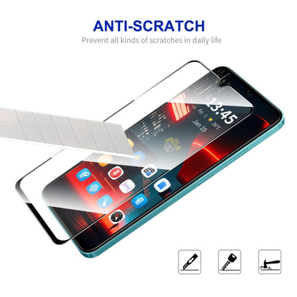 For OPPO A16e 2pcs ENKAY Full Glue High Aluminum-silicon Tempered Glass Film - OPPO Tempered Glass by ENKAY | Online Shopping UK | buy2fix