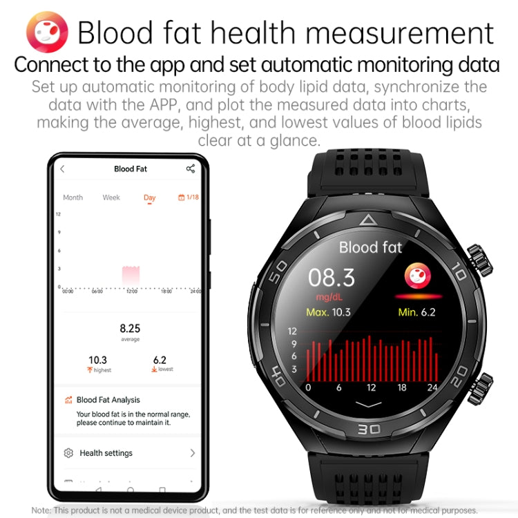 FD02 1.46 inch Color Screen Smart Watch, Support CES Sleep Aid / ECG Detection(Silver) - Smart Watches by buy2fix | Online Shopping UK | buy2fix