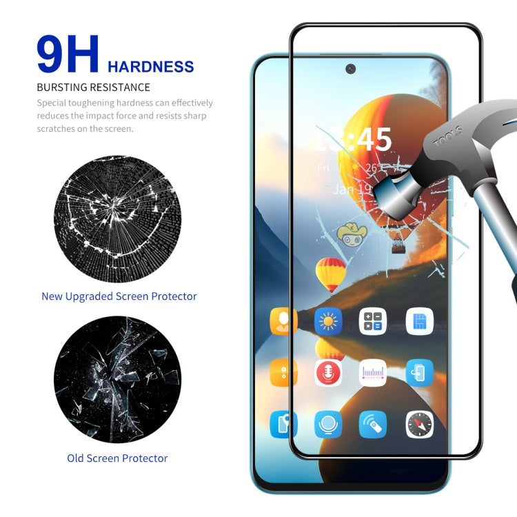 For Realme V50s 5G / V50 5G ENKAY Full Glue High Aluminum-silicon Tempered Glass Film - V50 Tempered Glass by ENKAY | Online Shopping UK | buy2fix