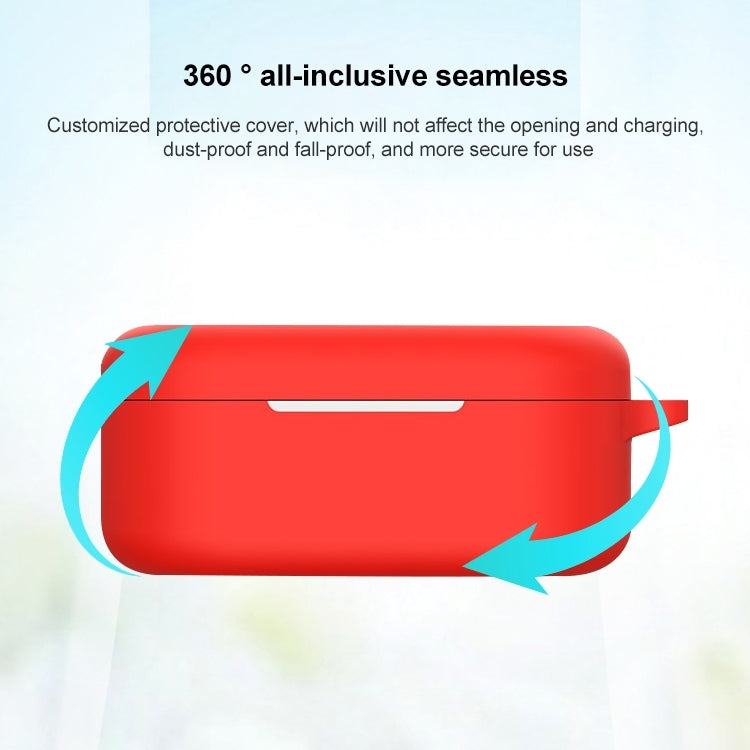 For OnePlus Buds V Silicone Earphone Protective Case(Red) - Other Earphone Case by buy2fix | Online Shopping UK | buy2fix