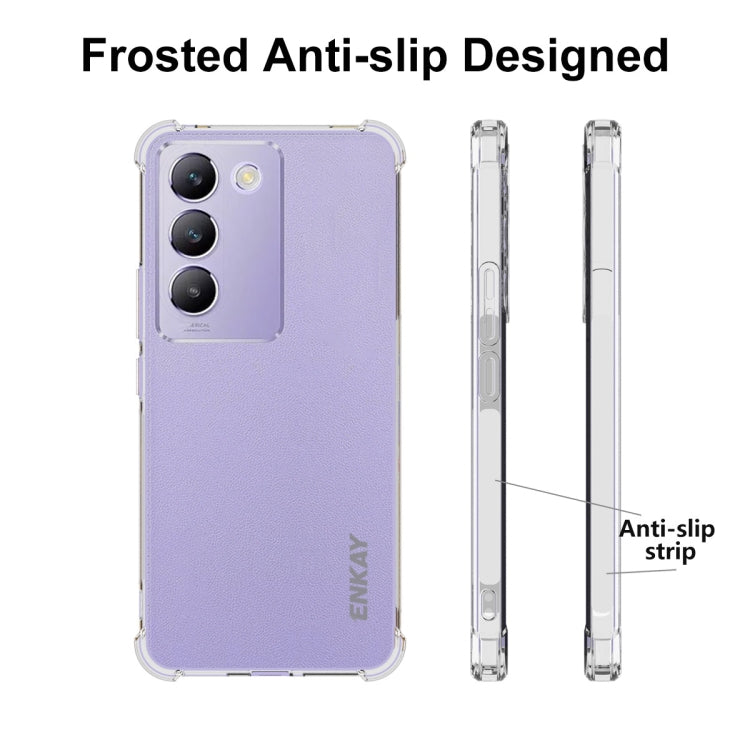 For OPPO Reno11 F 5G Global ENKAY Clear TPU Shockproof Anti-slip Phone Case - Reno11 F Cases by ENKAY | Online Shopping UK | buy2fix