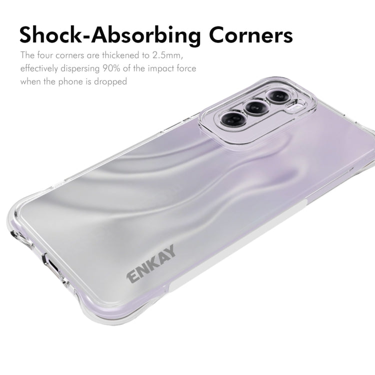 For OPPO Reno12 Pro Global ENKAY Clear TPU Shockproof Anti-slip Phone Case - OPPO Cases by ENKAY | Online Shopping UK | buy2fix