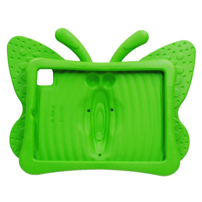 For iPad Air 11 2024 Butterfly Bracket Kids EVA Shockproof Tablet Case(Green) - iPad Air 11 2024 Cases by buy2fix | Online Shopping UK | buy2fix