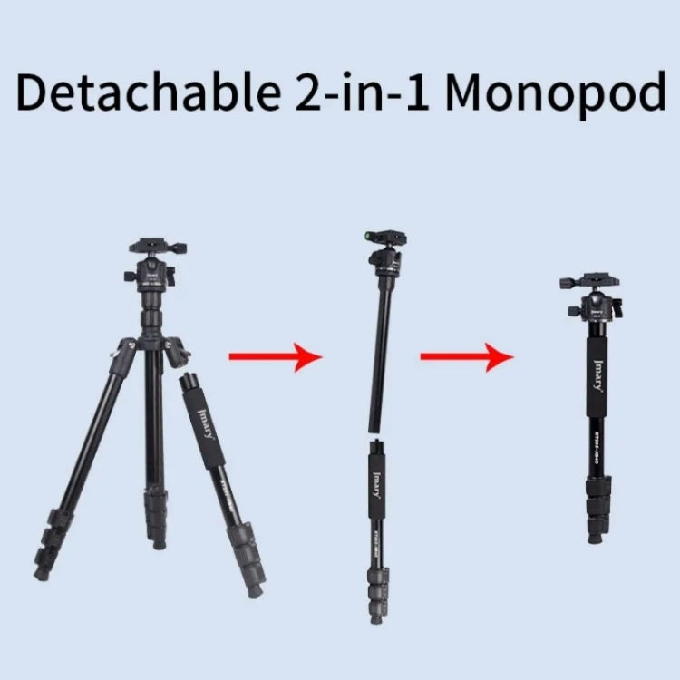 JMARY KT285+NB40 Live Streaming Photography Monopod Tripod Detachable Camera Stand - Tripods by Jmary | Online Shopping UK | buy2fix