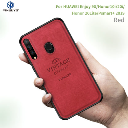 PINWUYO Shockproof Waterproof Full Coverage PC + TPU + Skin Protective Case for Huawei Enjoy 9S / Honor10i / Honor 20i / Honor20 Lite / P Smart+ 2019/ Maimang 8(Red) - Honor Cases by PINWUYO | Online Shopping UK | buy2fix