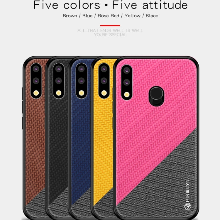 PINWUYO Honors Series Shockproof PC + TPU Protective Case for Huawei P30 Lite / Nova 4e(Black) - Huawei Cases by PINWUYO | Online Shopping UK | buy2fix