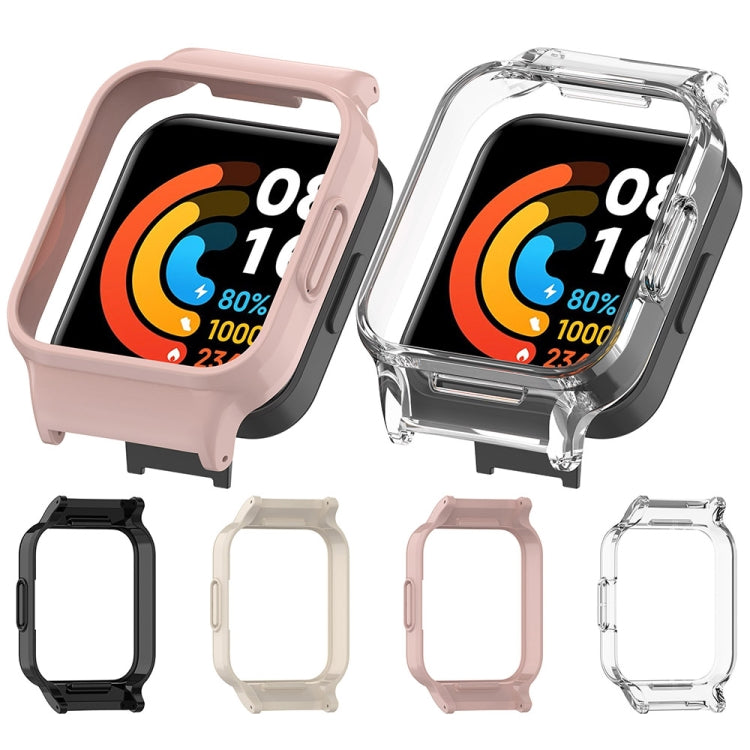 For Redmi Watch 2 Half Pack PC Watch Protective Case(Black) - Watch Cases by buy2fix | Online Shopping UK | buy2fix