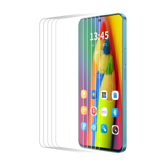 For Motorola Moto G Power 2024 5pcs ENKAY 9H Big Arc Edge High Aluminum-silicon Tempered Glass Film - Motorola Tempered Glass by ENKAY | Online Shopping UK | buy2fix