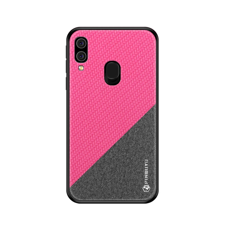 PINWUYO Honors Series Shockproof PC + TPU Protective Case for Galaxy A40(Red) - Galaxy Phone Cases by PINWUYO | Online Shopping UK | buy2fix