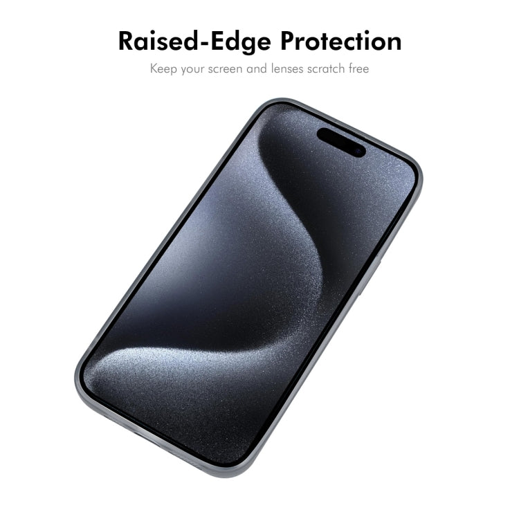 For iPhone 15 Pro Max ENKAY Hat-Prince Translucent Matte TPU Soft Phone Case(Grey) - iPhone 15 Pro Max Cases by ENKAY | Online Shopping UK | buy2fix